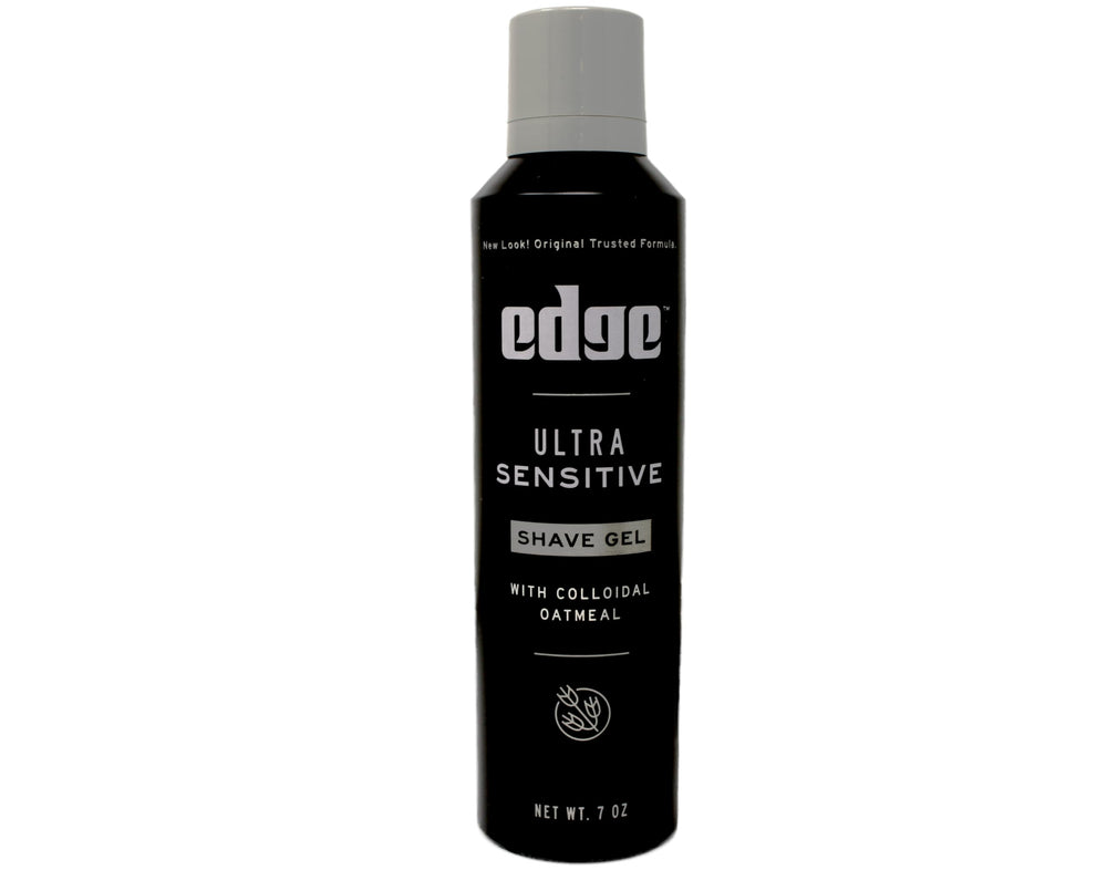 Sans colorants Edge Gel de rasage Ultra Sensible, formulation douce pour peaux sensibles