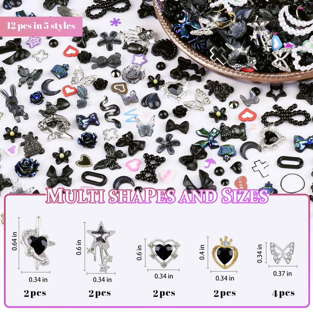 Charms résine papillon editTime motifs papillon pour art ongulaire estival
