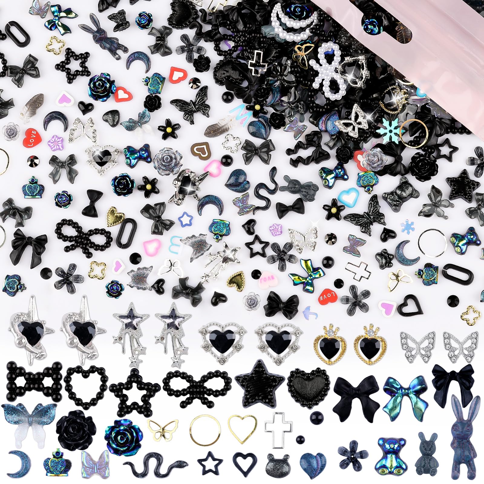 Strass métal editTime luxe pour un style chic sur les ongles