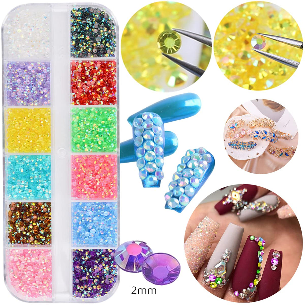 EditTime pierres jelly flatback transparentes pour effets translucides.