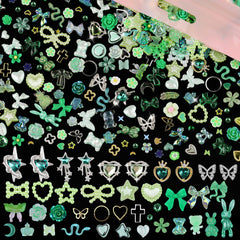 EditTime strass métalliques 12 pièces pour ongles, éclat durable et chic.