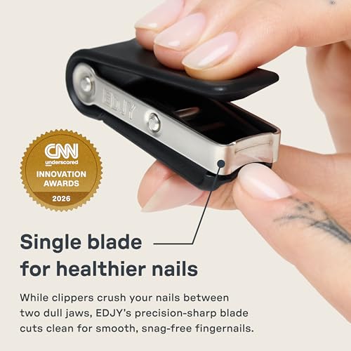 EDJY stop sécurité-ongles protège contre les coupes excessives.