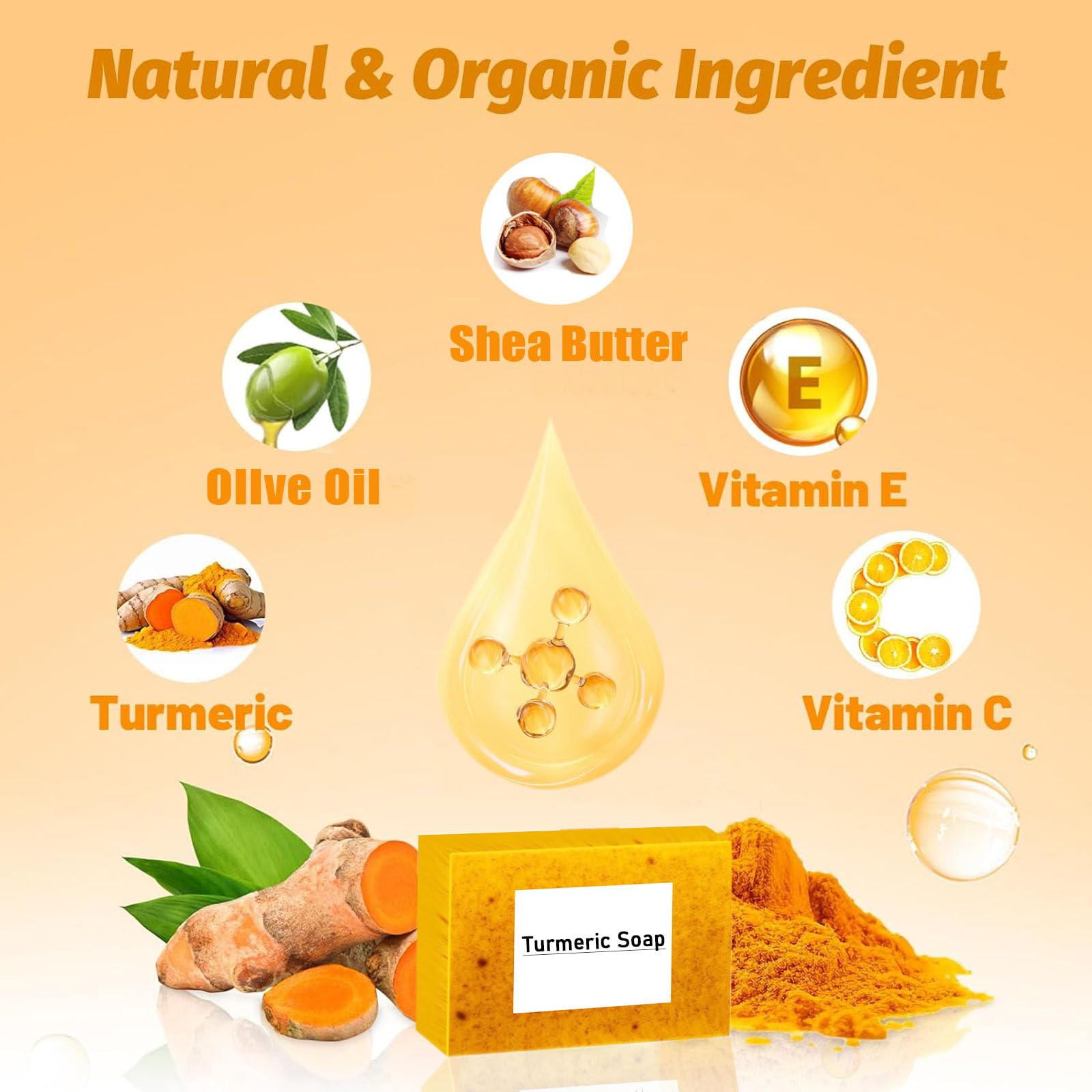 Edottbag savon citron-curcuma corps: nettoyage en douceur et fraîcheur du corps