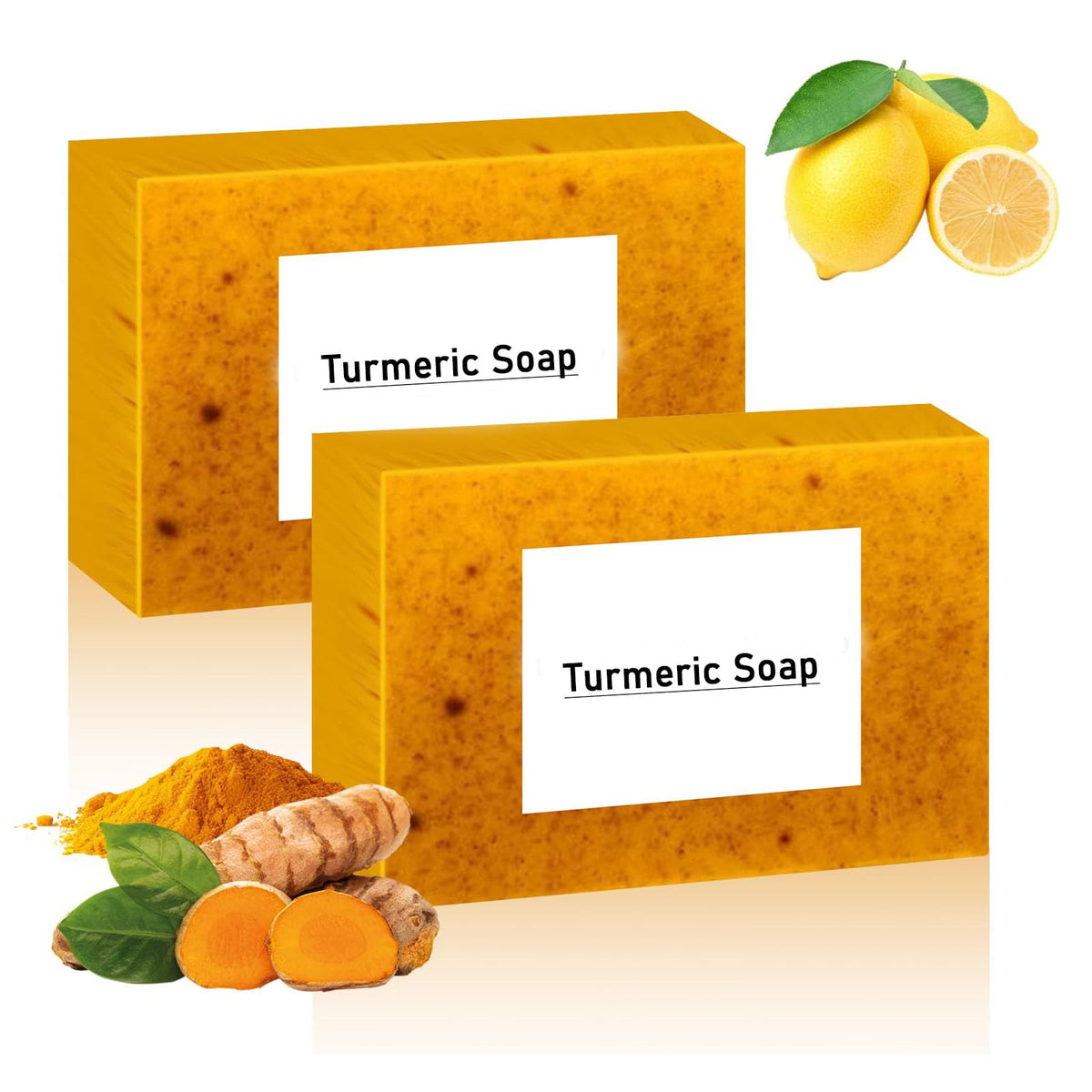 Edottbag savon citron-curcuma visages: soin doux et revitalisant pour le visage