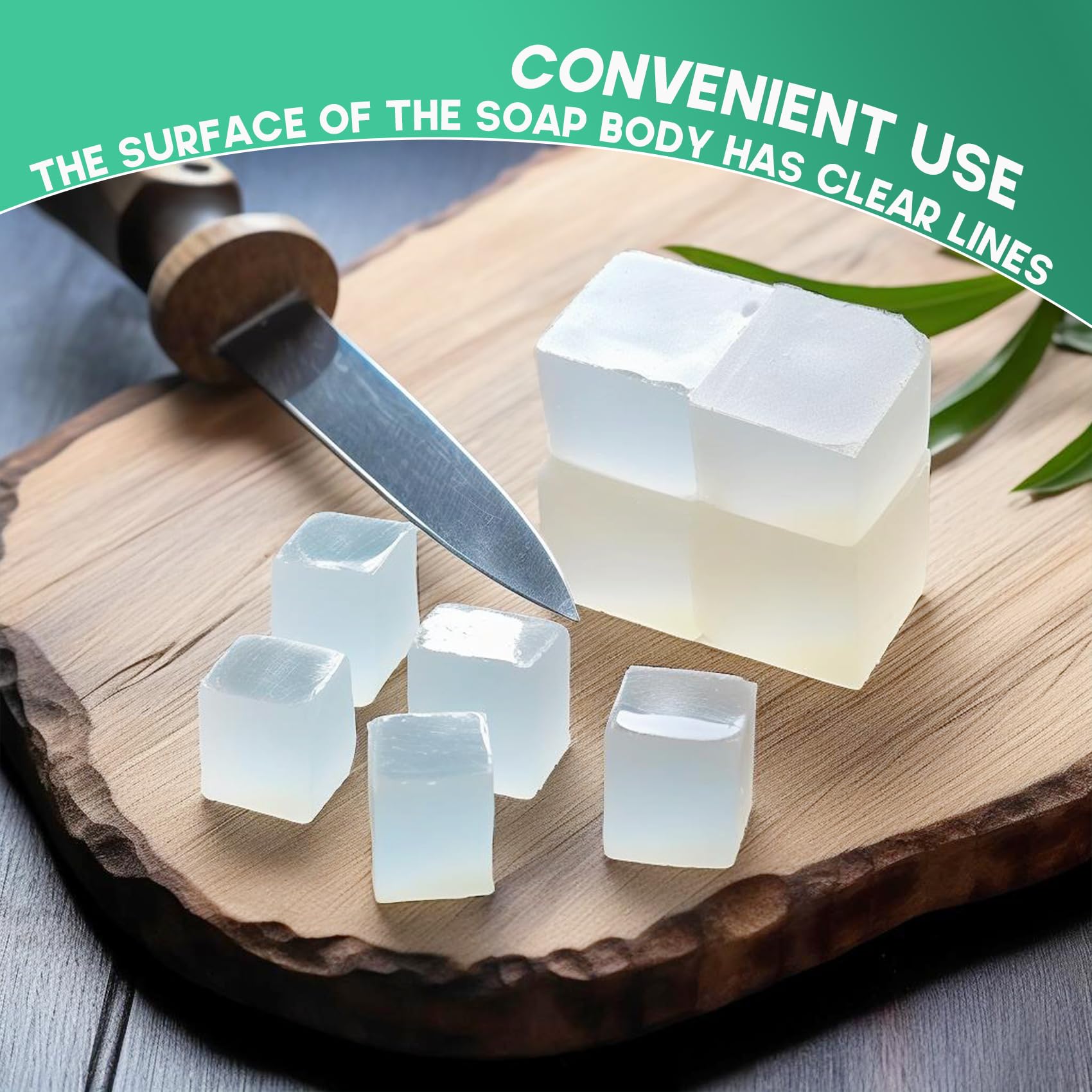 EDSRDRUS cubes savon glycérine précis ; portionnement fiable pour vos recettes maison