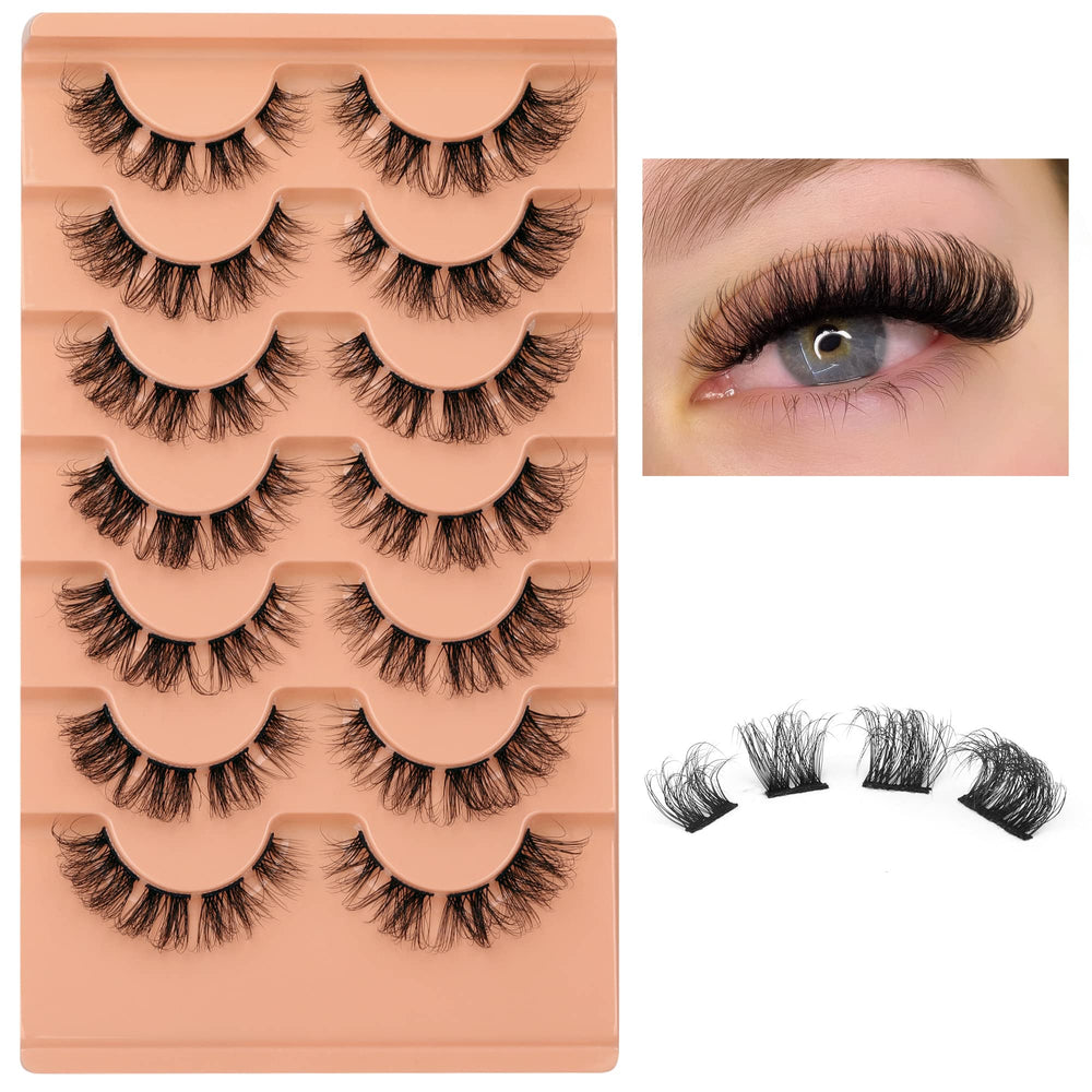 Eefofnn extensions cils D-Curl duveteux pour un rendu léger et structuré.