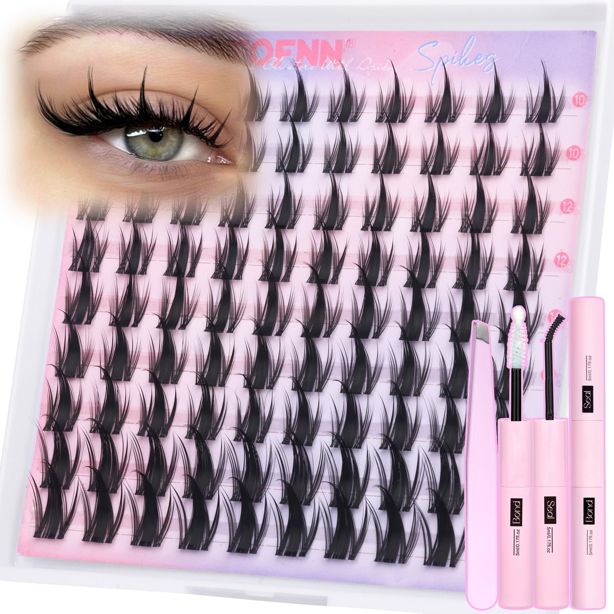Eefofnn Fairy Lash : grappes épineuses pour volume naturel durable.