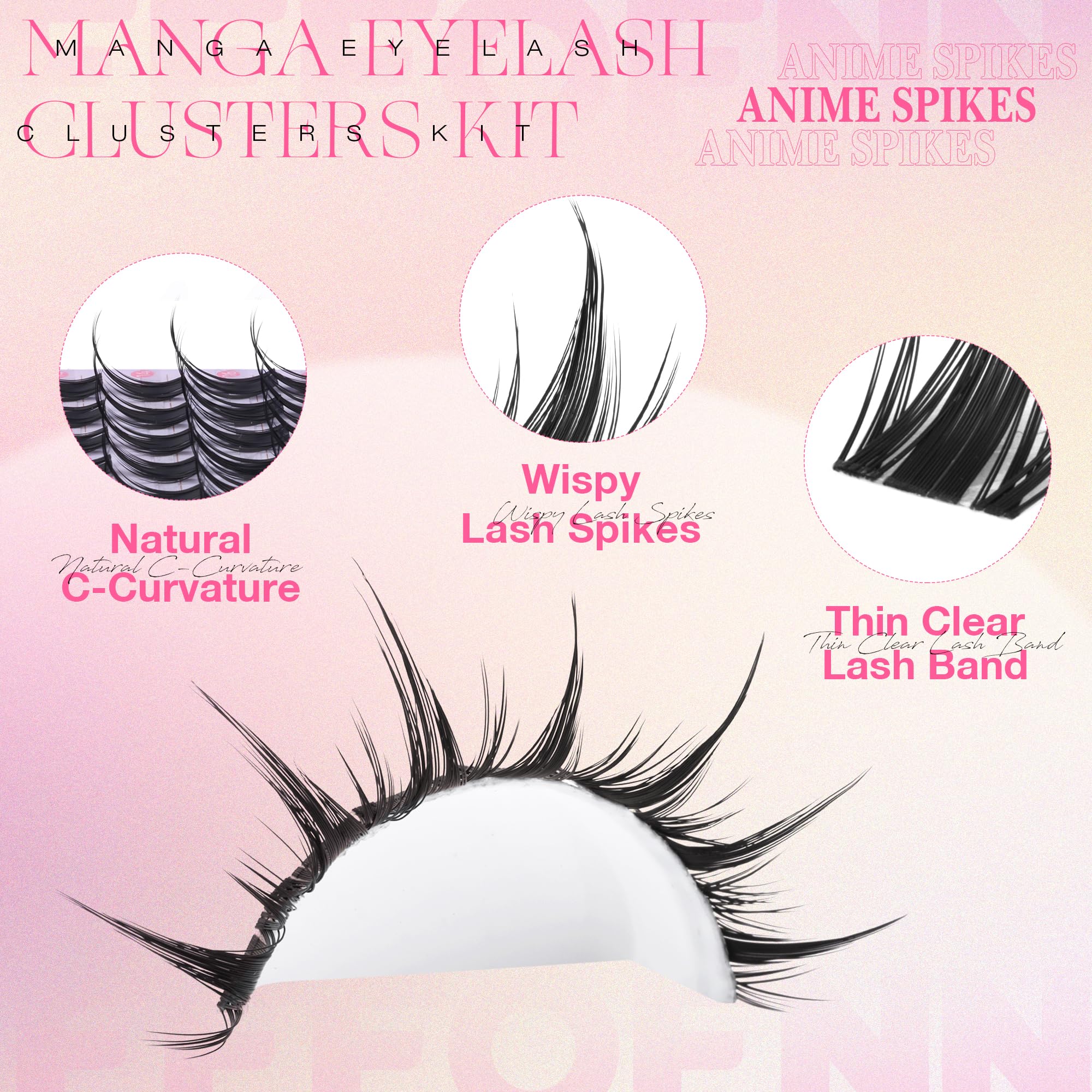 Eefofnn Fairy Lash : pinces précises pour une pose nette et rapide.