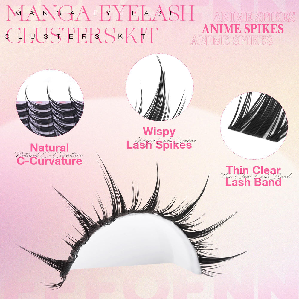 Eefofnn Fairy Lash : pinces précises pour une pose nette et rapide.