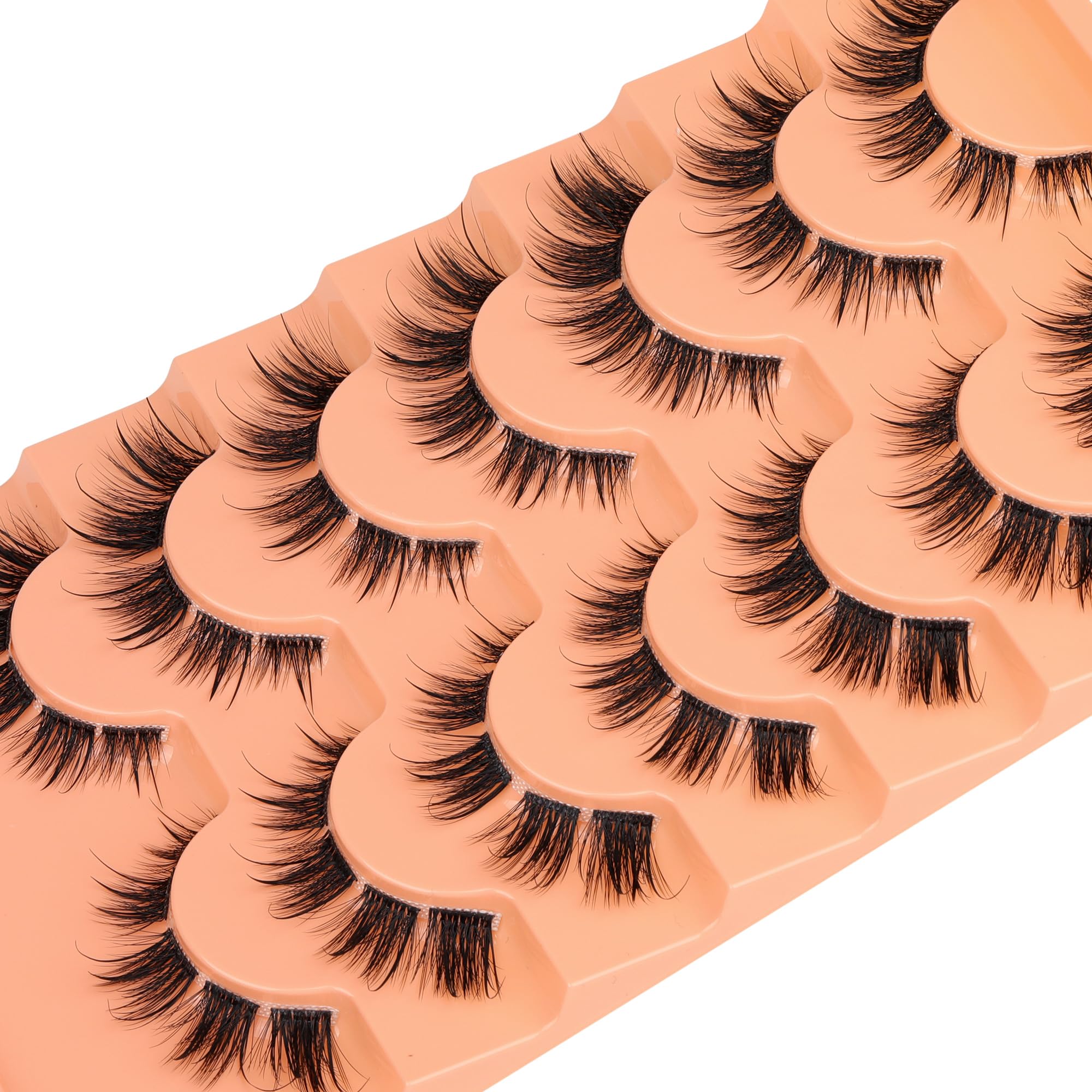 Eefofnn lashes clusters confort longue durée sur les paupières