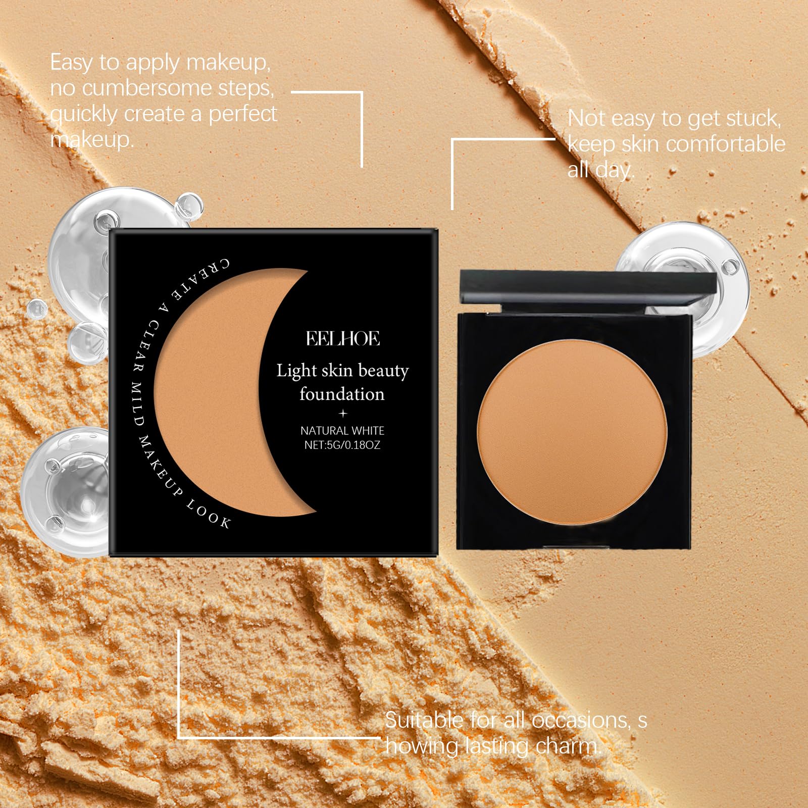 Formule soin incorporée dans le correcteur EELHOE pour le contour des yeux.