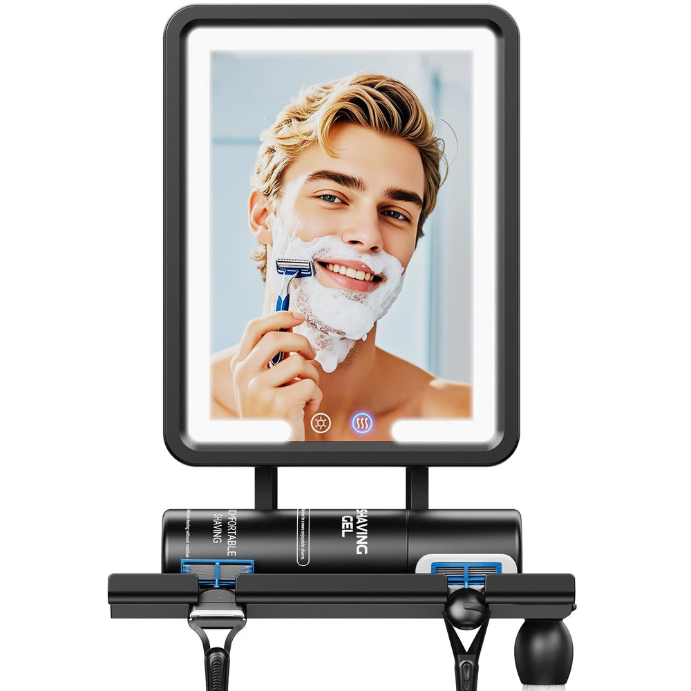 eeuuty Miroir Douche Chauffant Gen 3 — Avant, anti-buée efficace pour le rasage.