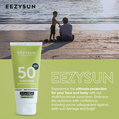 EEZYSUN ingrédients végans sans cruauté, respect des récifs marins.