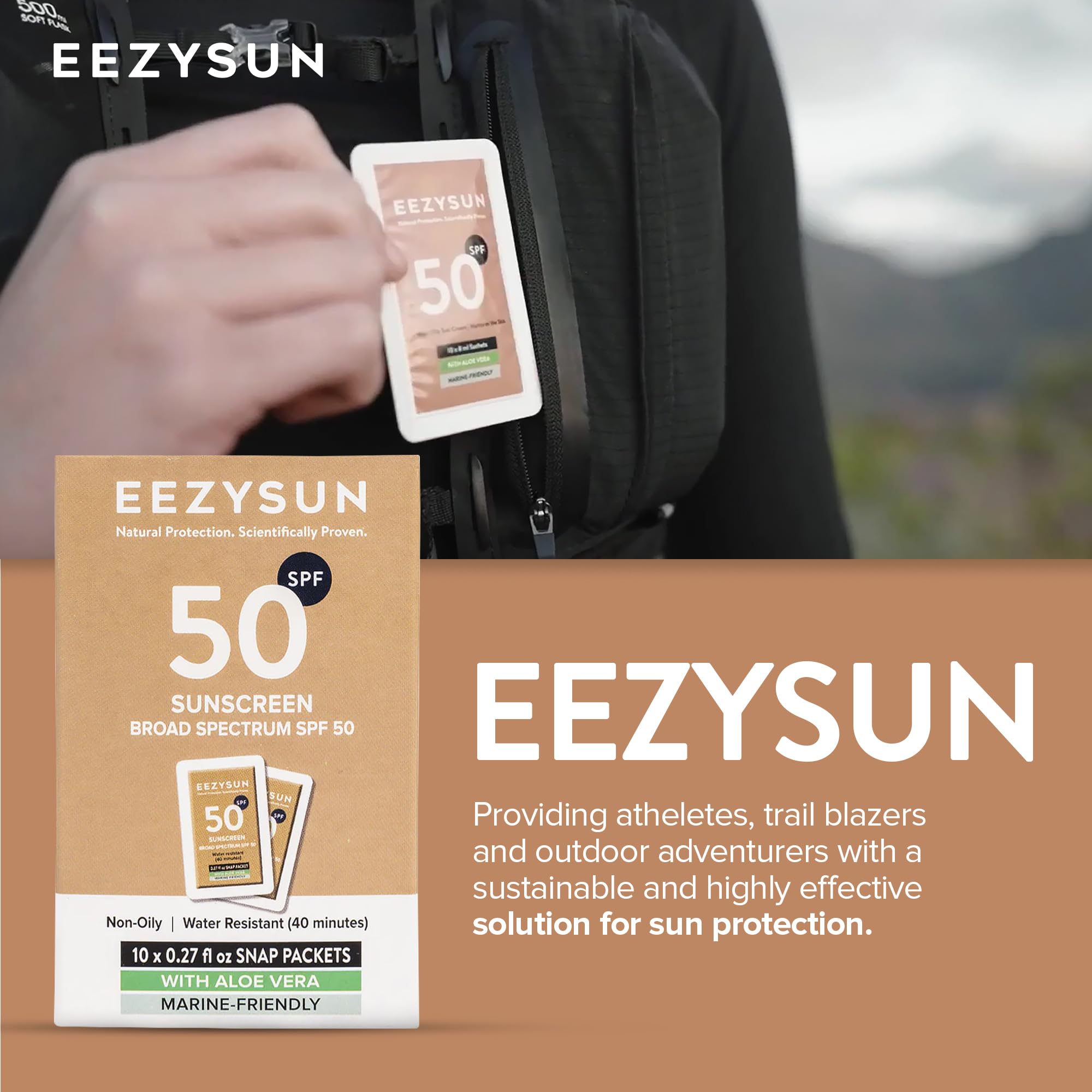 EEZYSUN SPF50 minéral – formule vegan sans cruauté animale
