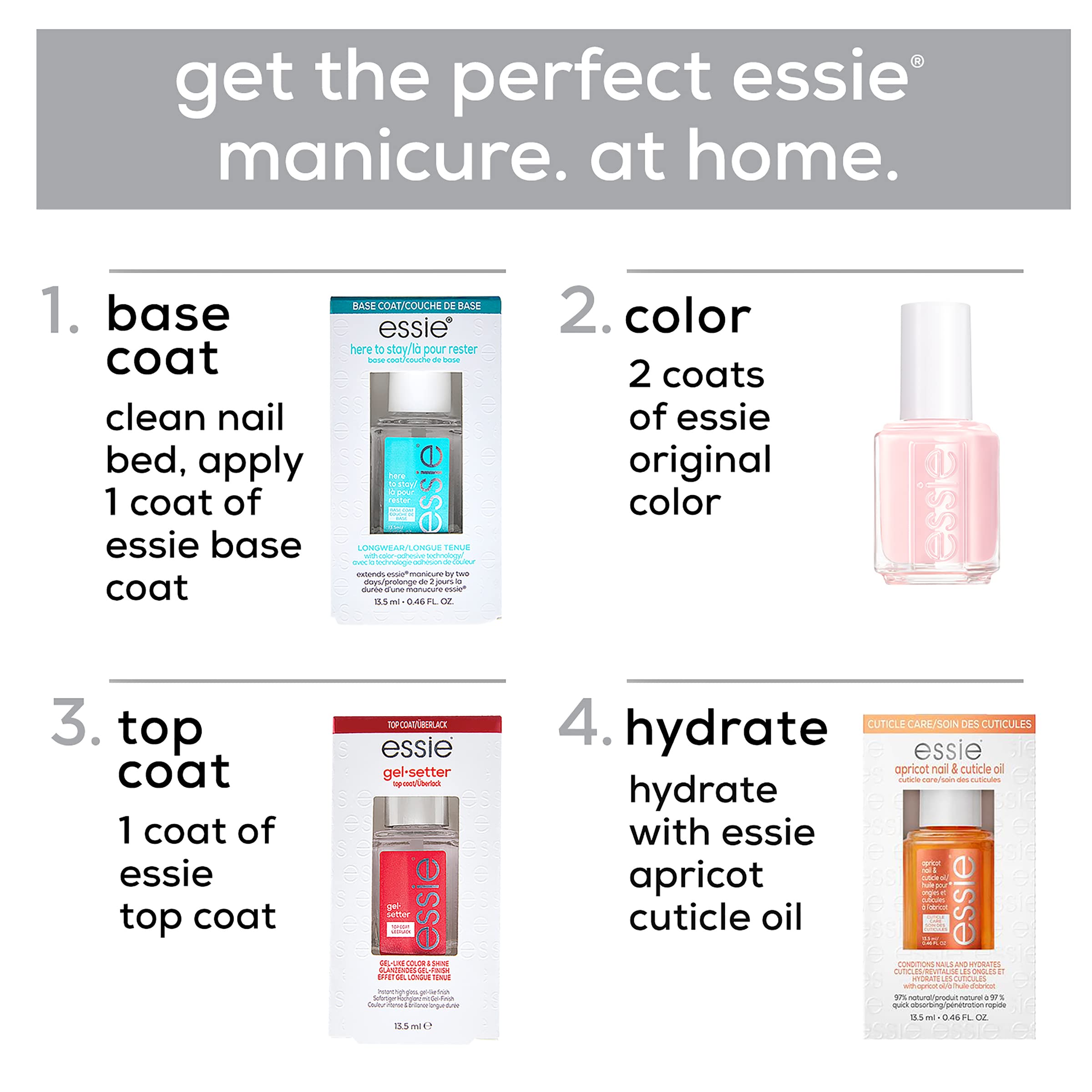 Effet doré brillant sur les ongles quotidiens avec Essie Good As Gold.
