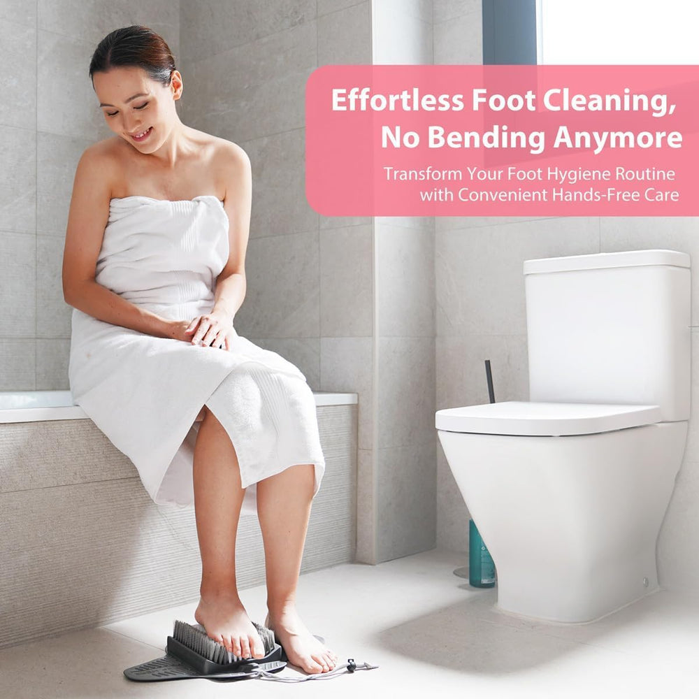 Efforest tapis pieds douche base stable, reste en place sur surfaces mouillées