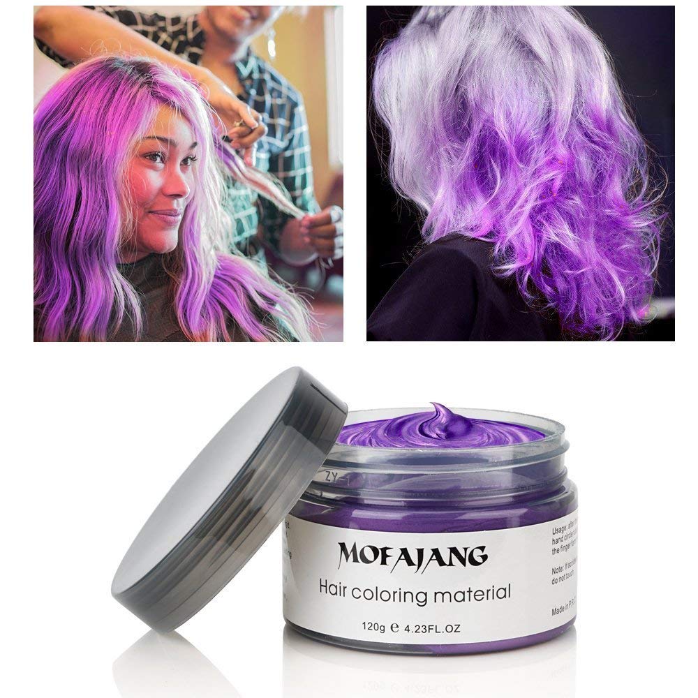 Texture soyeuse de la cire violette EFLY pour un look modulable