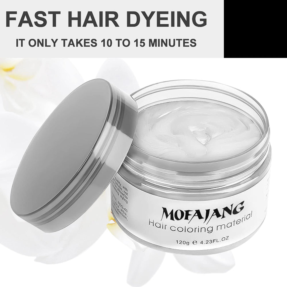 EFLY Hair Wax Application Blanc Cheveux: application précise pour colorer temporairement sans dommages.