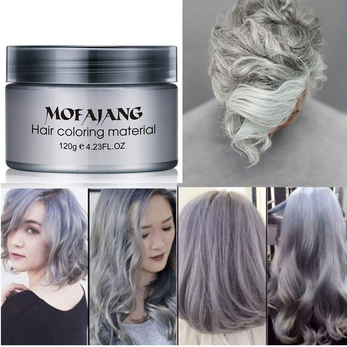 EFLY-texture-cire-cheveux-gris, texture modellable pour coiffage et couleur.