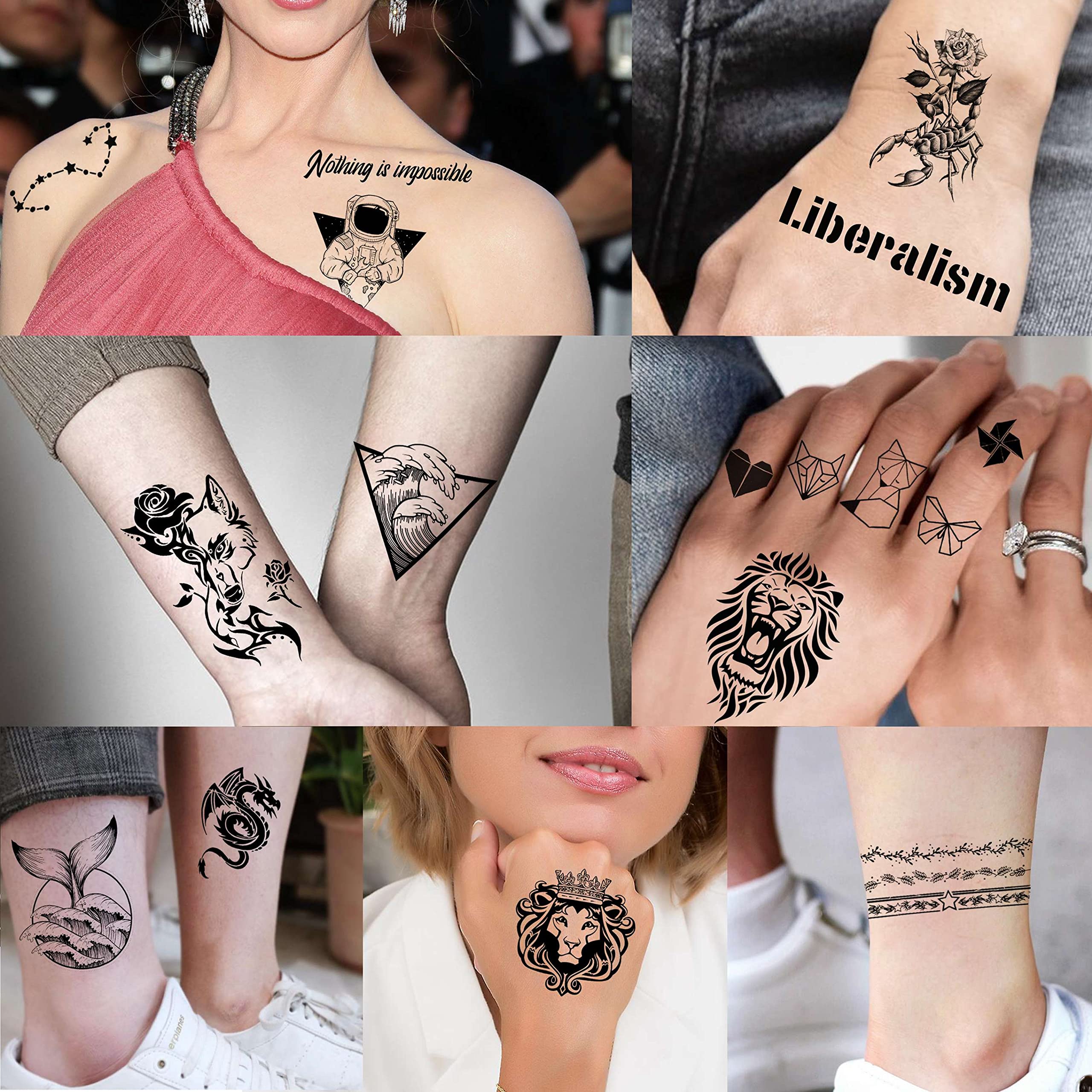 EGMBGM tatouage fleur – motifs délicats, parfaits pour l’été et les festivals