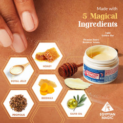Egyptian Magic baume lèvres, protection douce et hydratation prolongée.