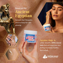 Egyptian Magic crème corps, soin nourrissant pour peau sèche et confortable.