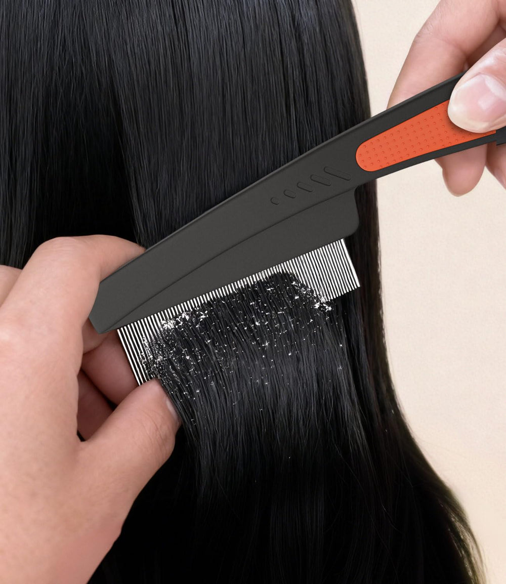 EHBELIF peigne double face anti-poux, douceur et efficacité.