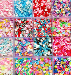 EHOPE mini tranches nail art couleurs vibrantes pour ongles