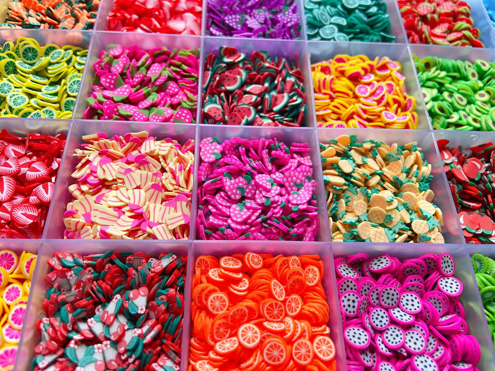 Tranches fruit Ananas EHOPE, motifs colorés pour décorations d’objets.
