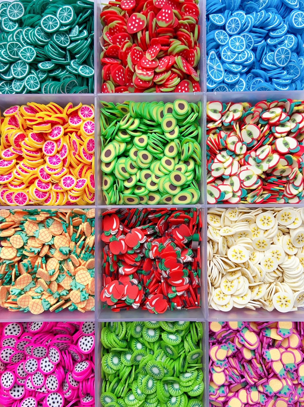 Tranches fruit Fraise EHOPE, motifs sucrés pour ongles tendance.