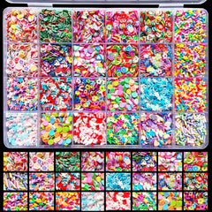 EHOPE tranches fruits miniatures pour ongles colorés et variés