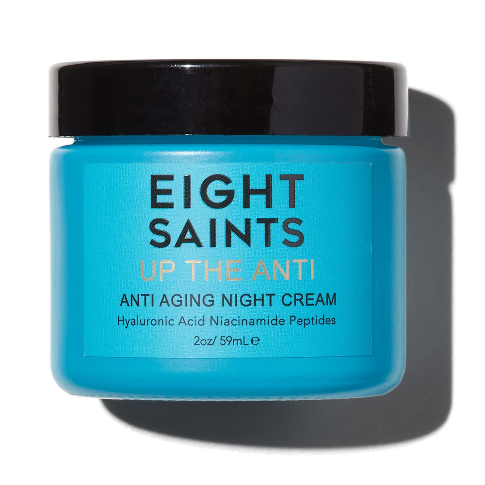 Eight Saints Crème Nuit Visage-Cou : soin hydratant nocturne pour peau repulpée.