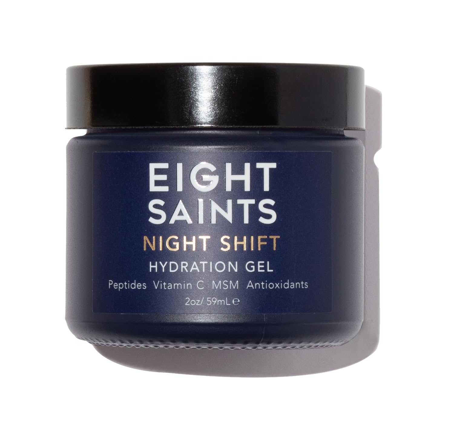 Eight Saints gel nocturne – bouteille pour hydratation nocturne efficace.