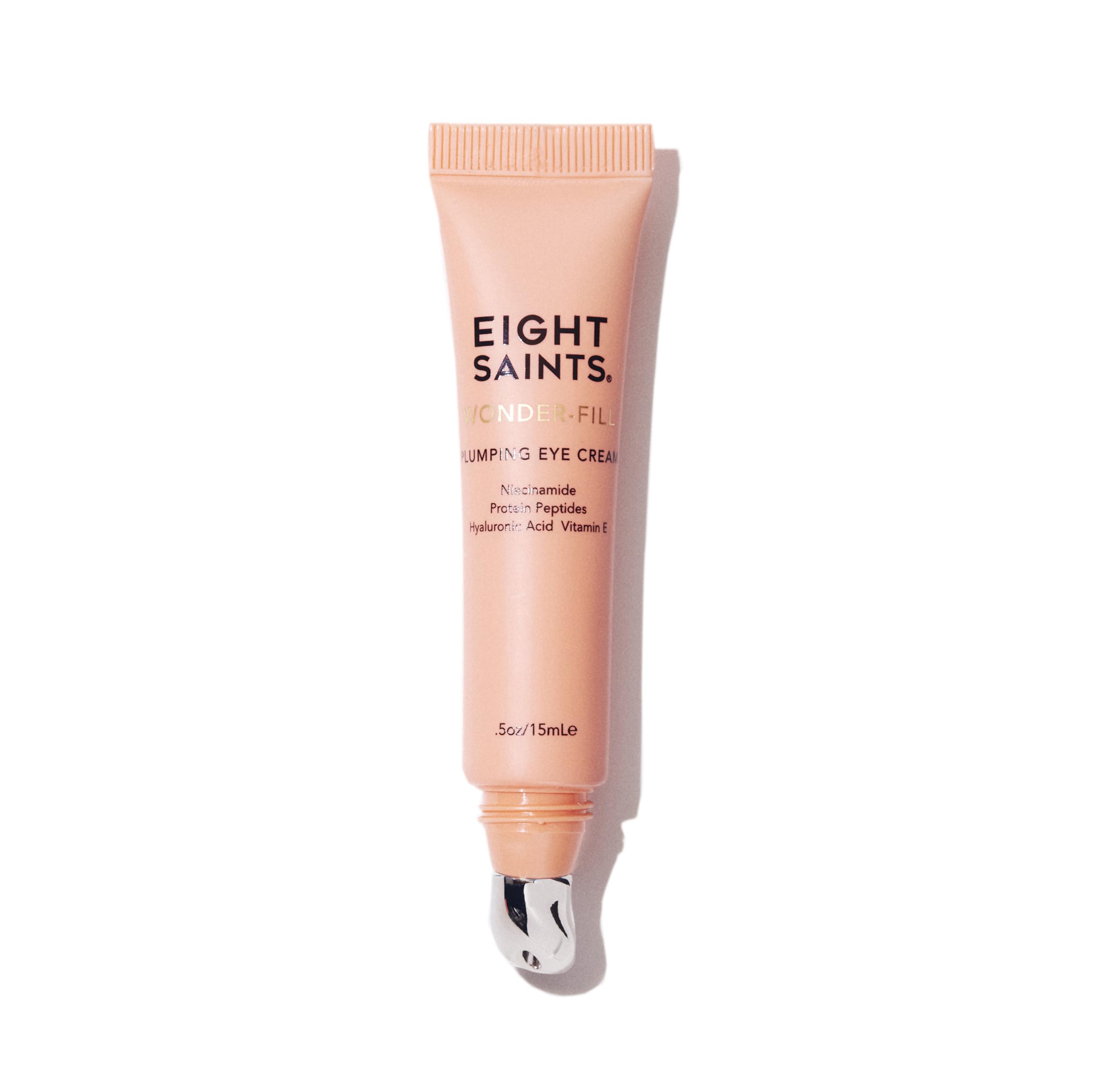 Eight Saints Wonder-fill Crème Yeux — bouteille, hydratation efficace et fraîcheur durable.