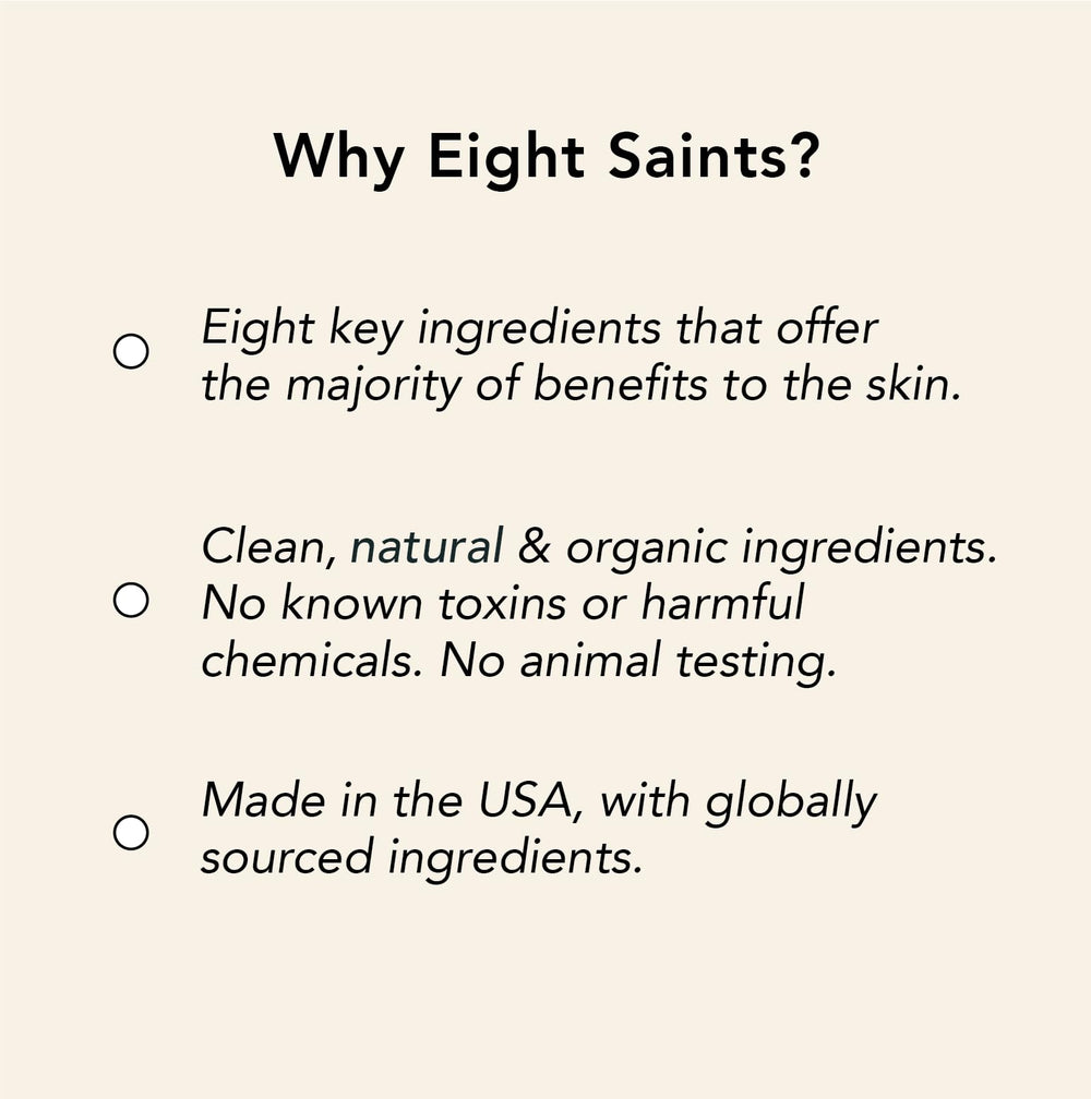 Eight Saints Zen Out, sans-fragrance, soin hypoallergénique