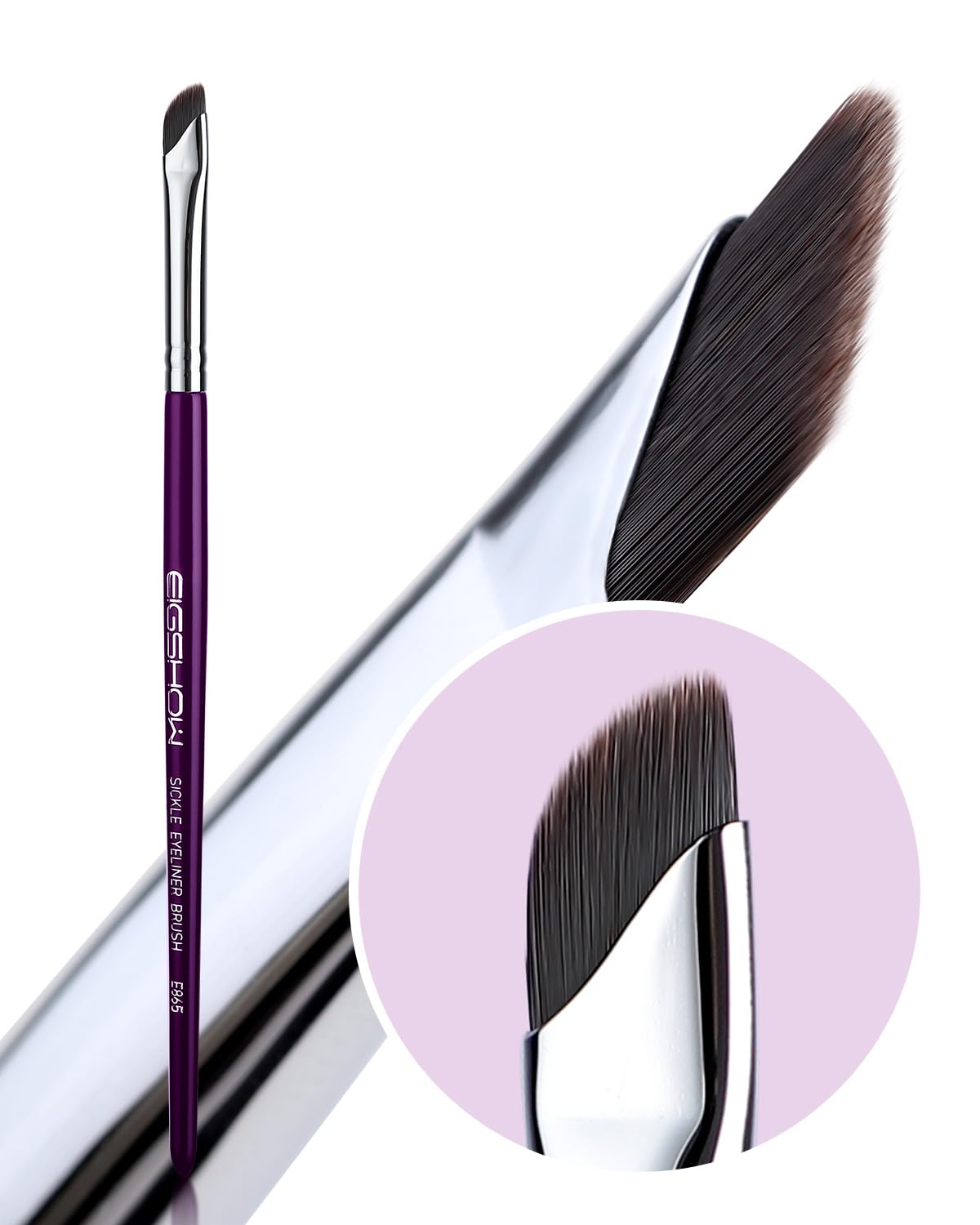 Brosse delineateur EIGSHOW emballage compact et élégant pour le rangement