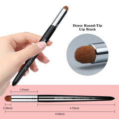 Brosse EIGSHOW pour lèvres, application précise et homogène.