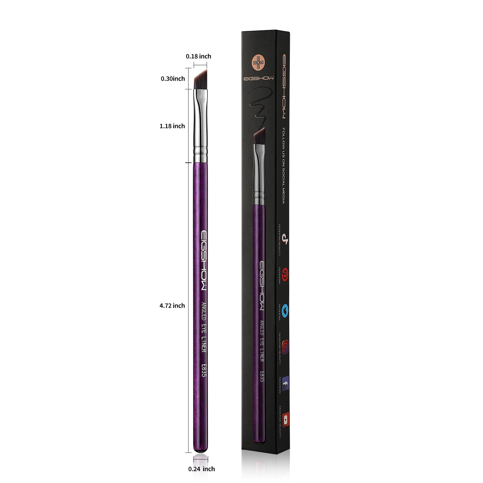 Couleur violette EIGSHOW E835 facilite l’identification et un look stylé.