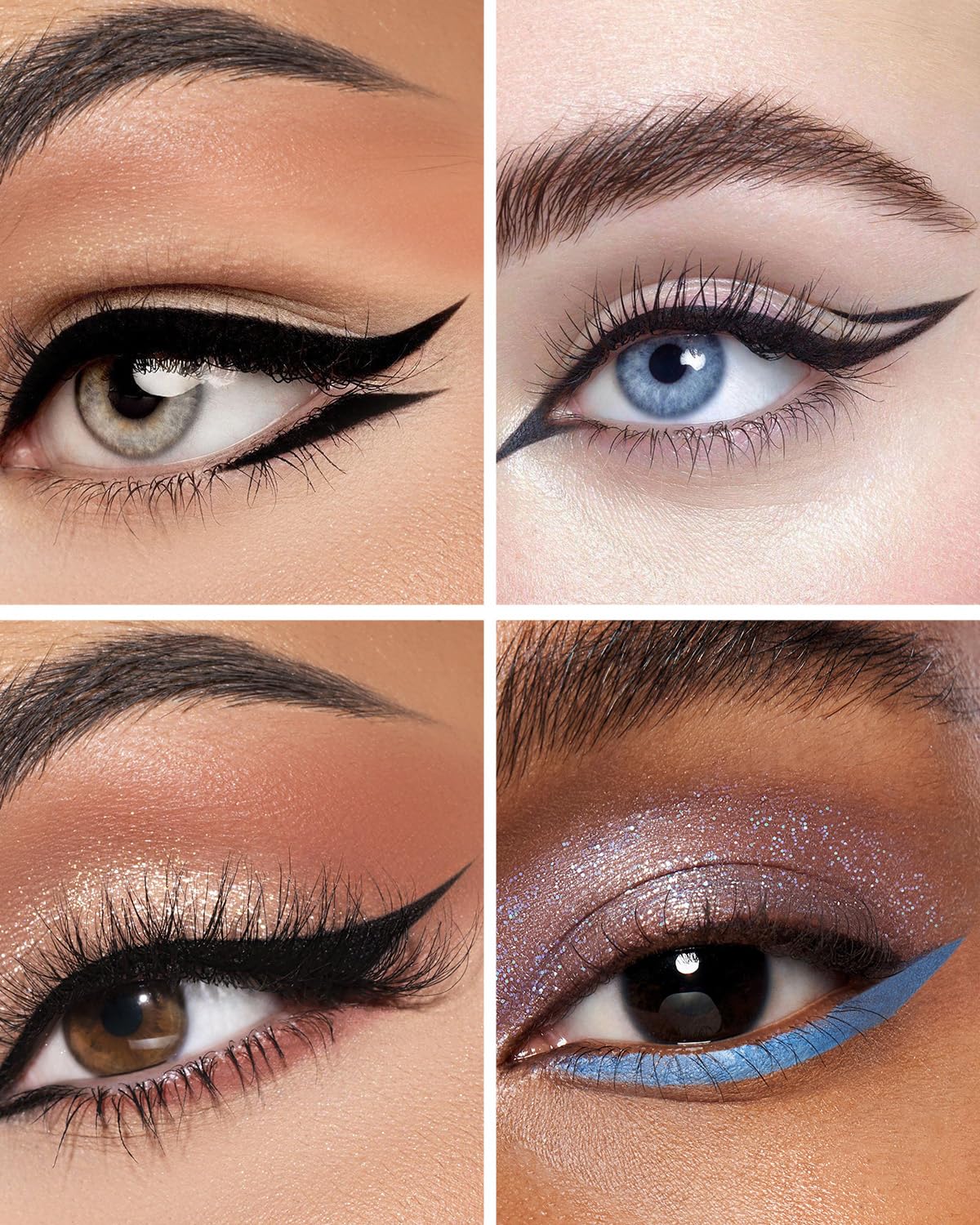 Pinceau Eyeliner EIGSHOW Sickle Angled Gel, durabilité et résistance pour usage quotidien