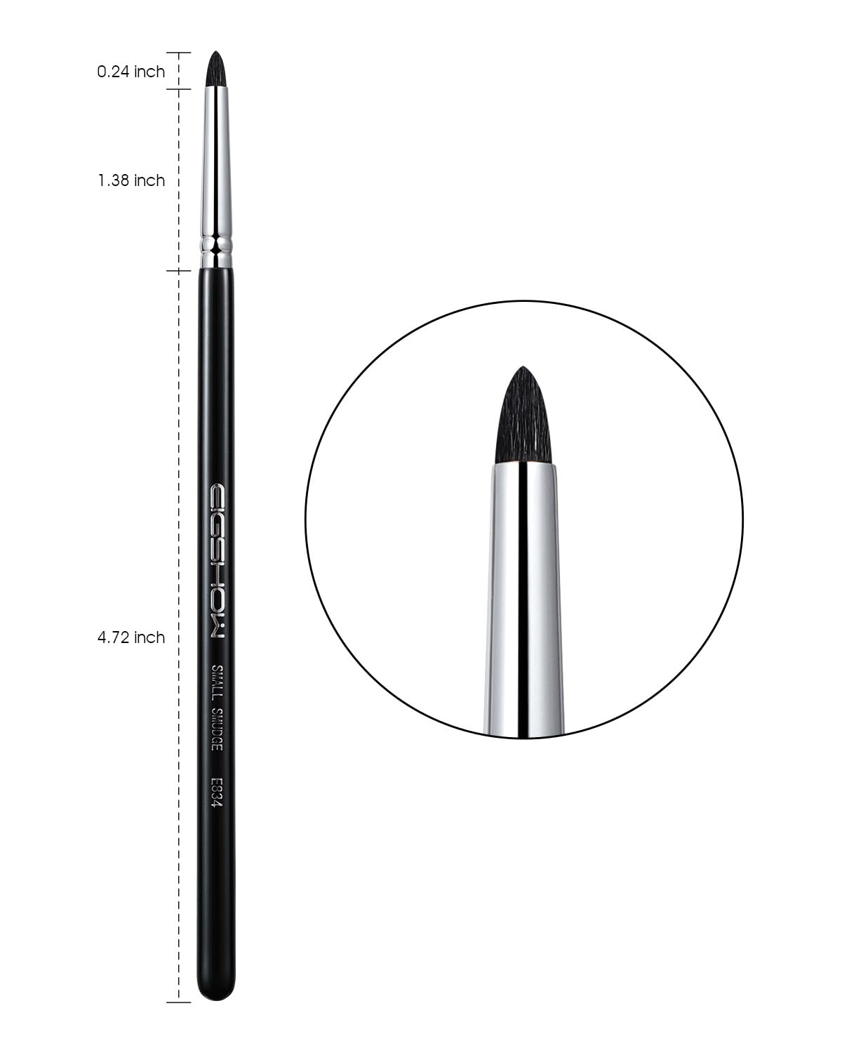 Brosse smudge Eigshow pour la ligne des cils et un contour net.