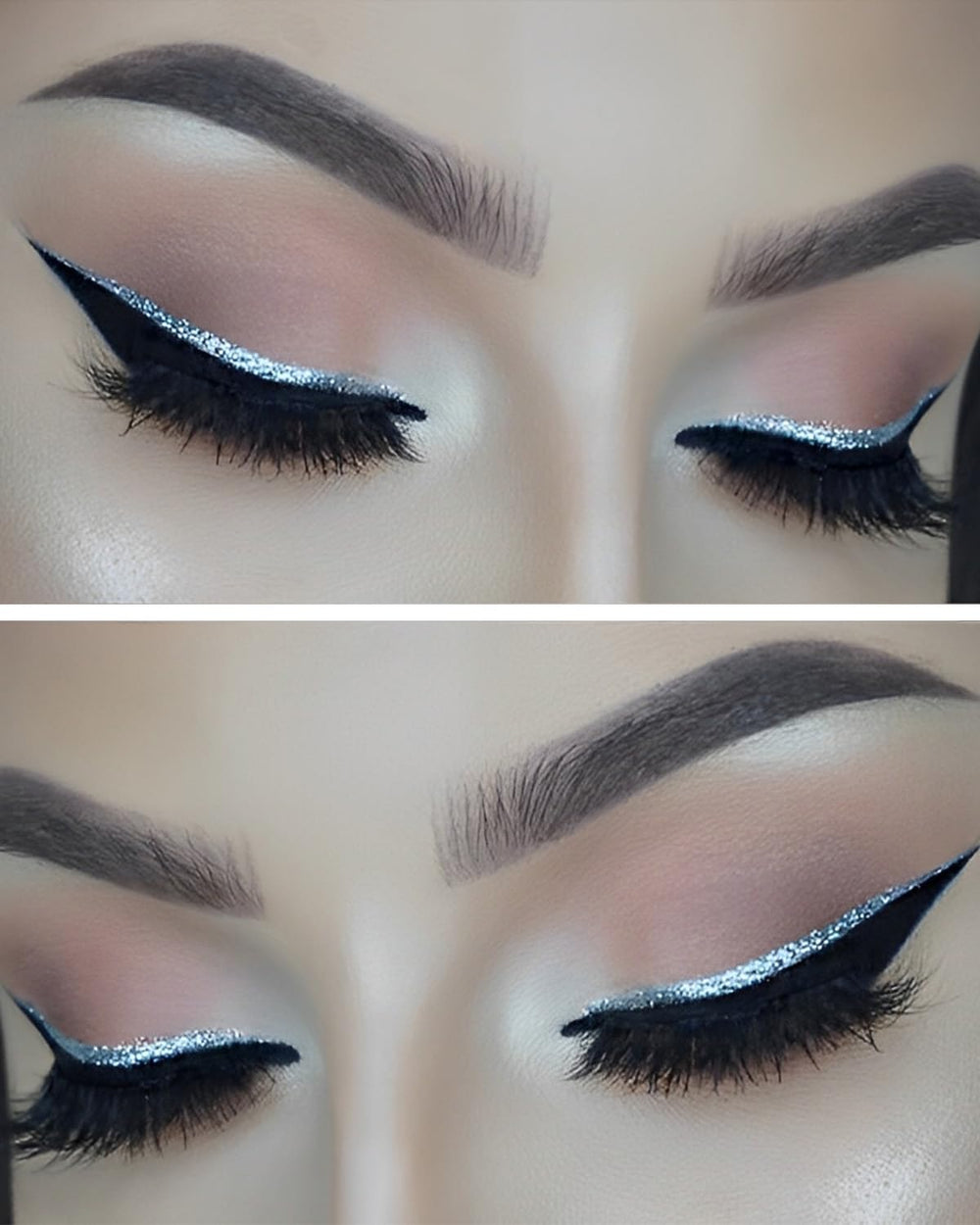 Pinceau Eyeliner Fin Angulé EIGSHOW PRO rendu durable et sans bavures.