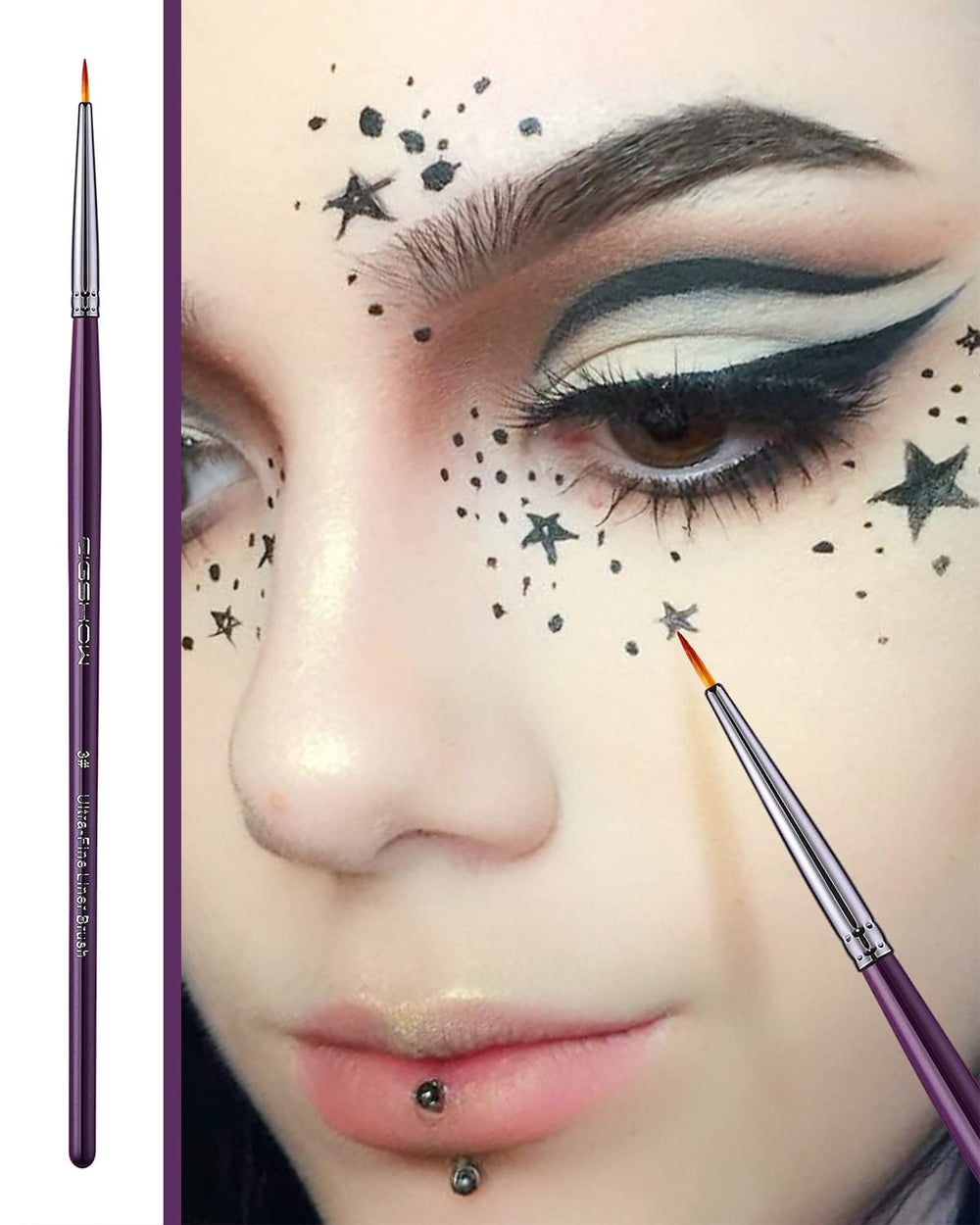 Utilisation pour les sourcils avec précision grâce au set EIGSHOW.