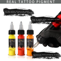 Texture fluide EIPTWH, encre tatouage facilitant le mélange et l’application.