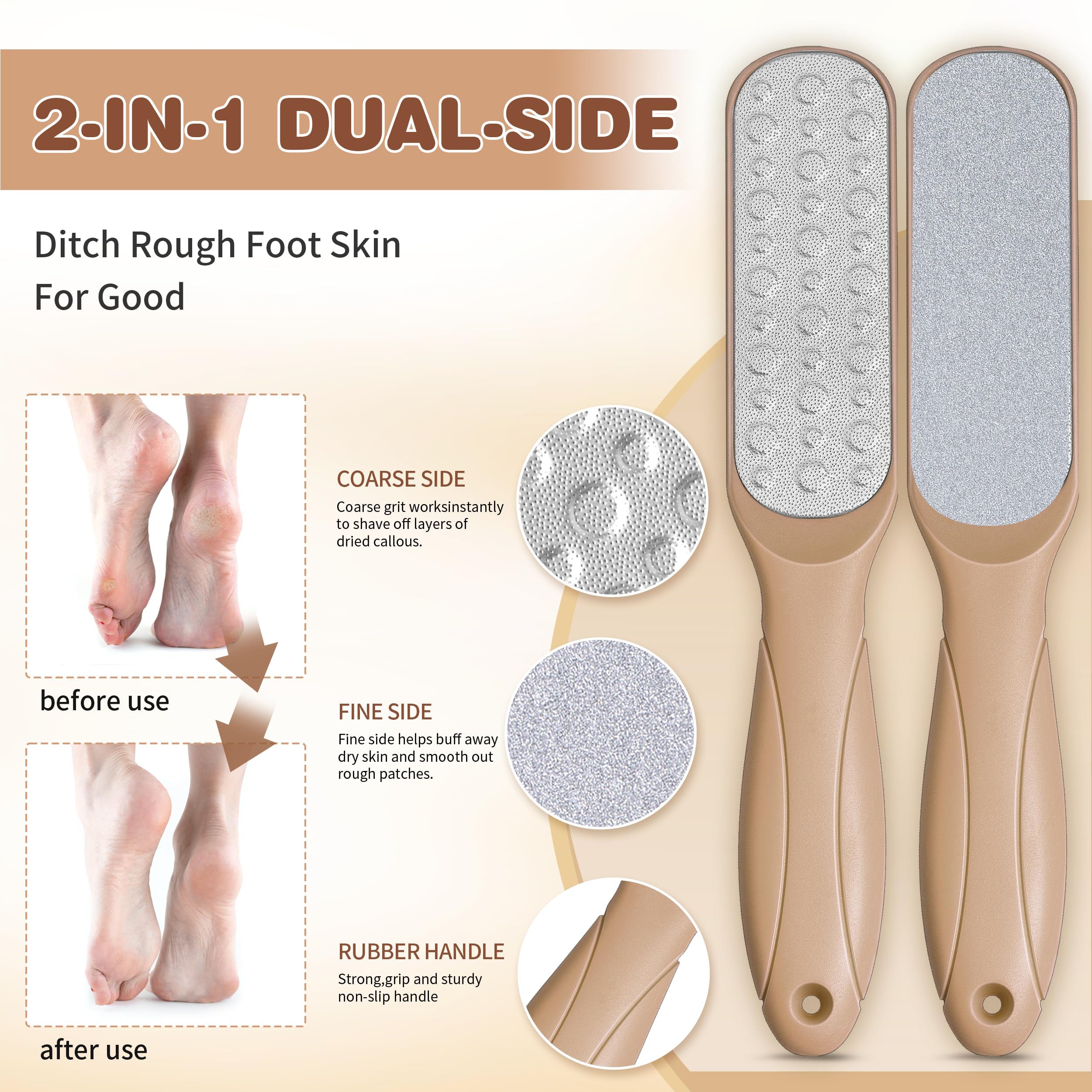 EIRNAY Coffret-pieds-pedicure montre l'ensemble pratique pour soin à domicile.
