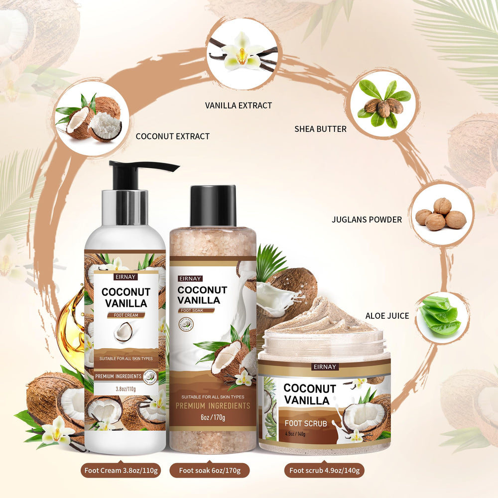 EIRNAY Soin-pieds hydratation-quotidienne pour pieds secs.