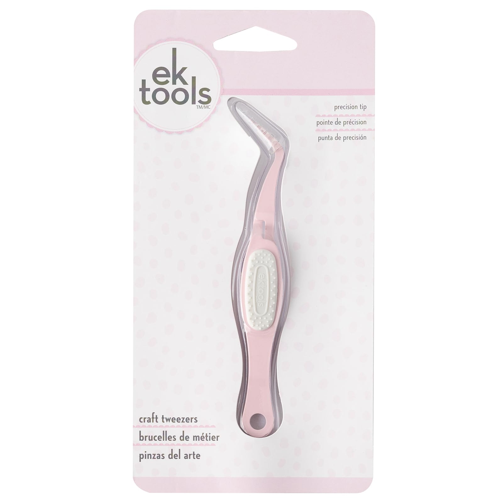 Pinces EK Tools roses, capot protecteur pour un rangement sûr de la pointe.