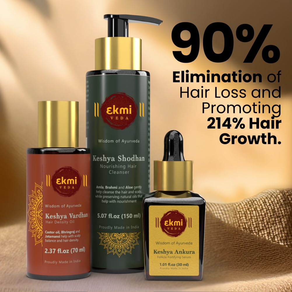 EKMIVEDA shampoing sans sulfates – texture douce purifiant les cheveux.
