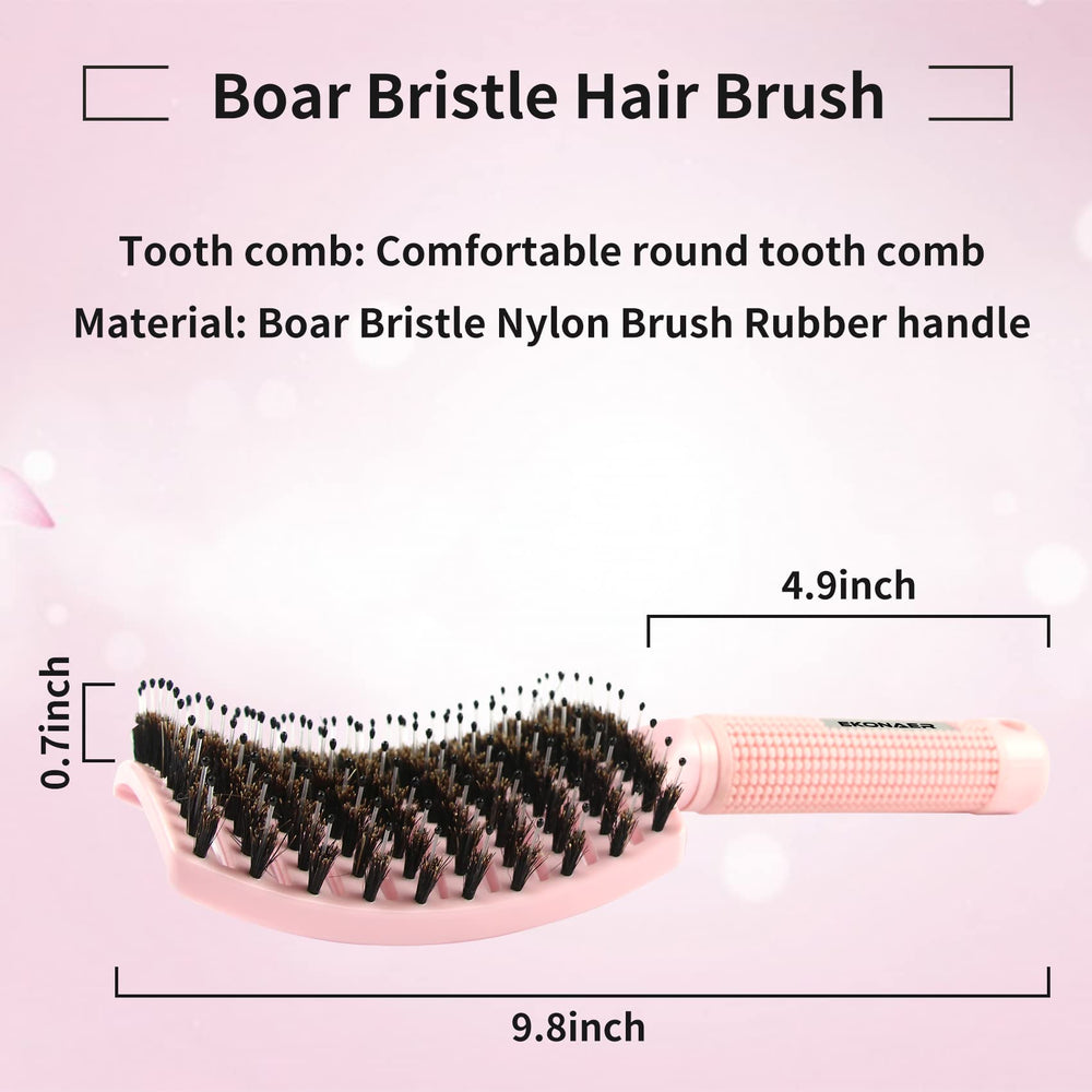 EKONAER brosse cheveux humides ou secs, utilisable en tout contexte