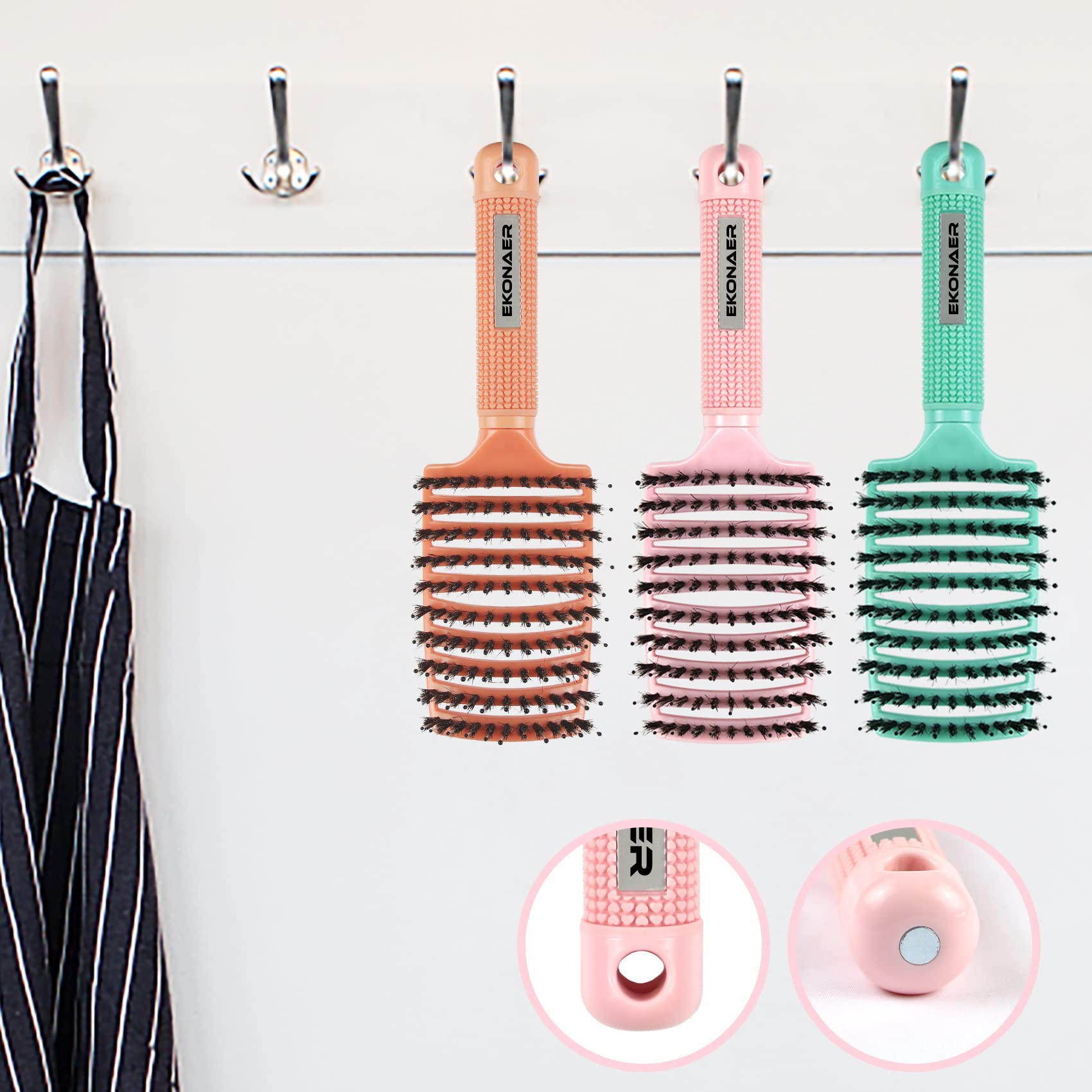 EKONAER brosse sechage rapide ventilee, reduit le temps de sechage