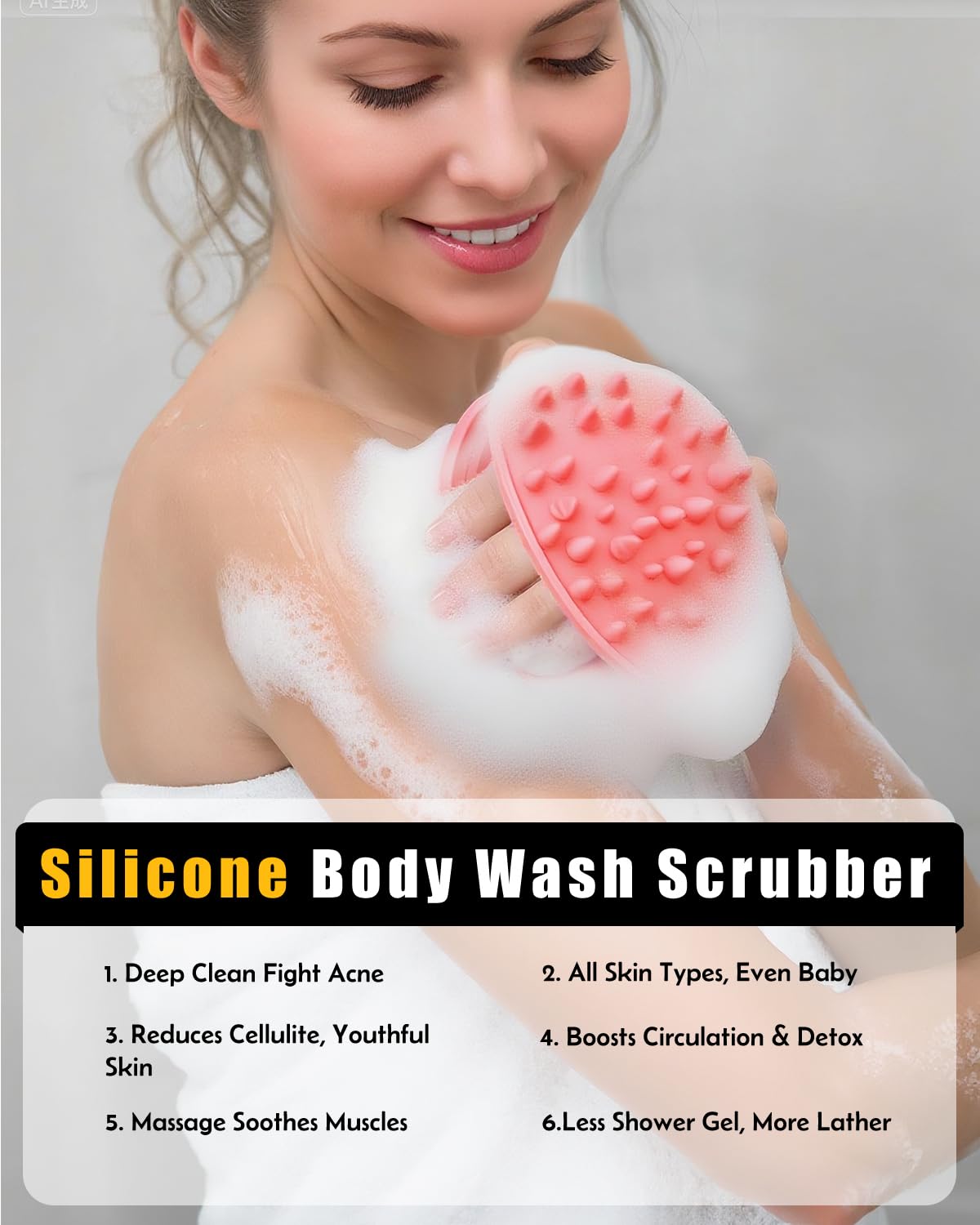 EKOTTOK brosse corps exfoliante élimine impuretés et révèle l’éclat.